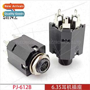 6.35 dual vertical 612B stereo socket headphone channel