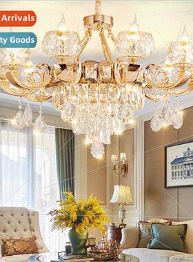 crystal chandelier atmosphere living room light 2022 new vil