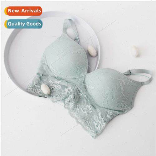 Bra women small breasts show large silk lace bra lace tank t