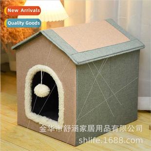 Four seasons pet house collapsible easy access can be used