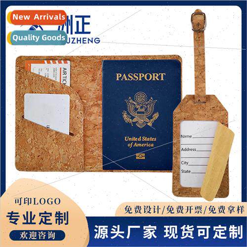 cork passport holder luggage tag setcork passport holder lug