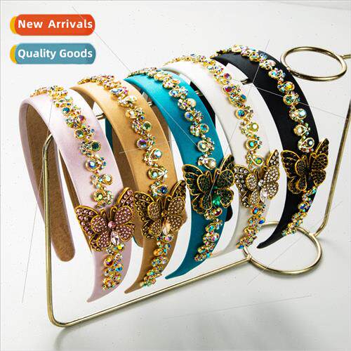 Hair bands Europe diamond butterfly decorative headband baro