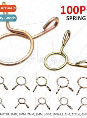 100PCS ngle Wire Galvanized Pipe Clamp Ring Gas Water Oil Pi