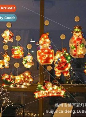 LED Christmas suction cup lights Santa Claus snowman modelin