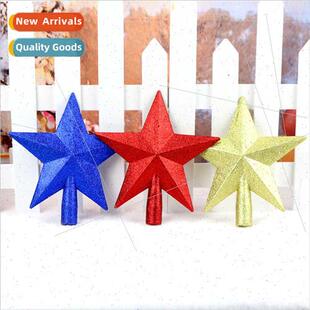 Christmas e decorations red gold silver glter three-dimensio