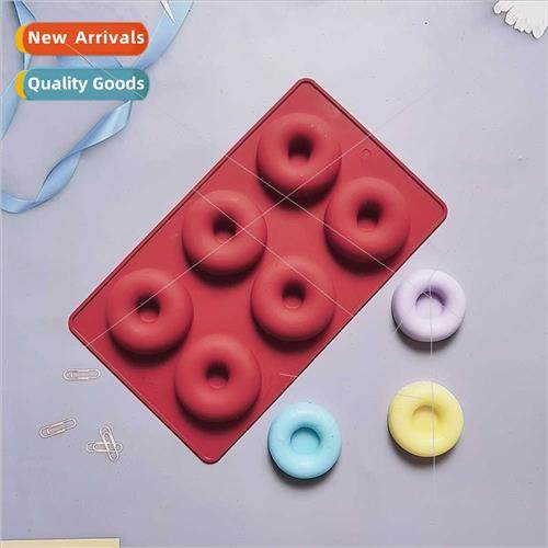 6-link Donut 609 Cake licone Mold 3D Mousse Handmade Pastry