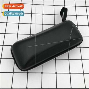 2018 New Square EVA Zippered Leather Eyeglass Case Anti-Pres