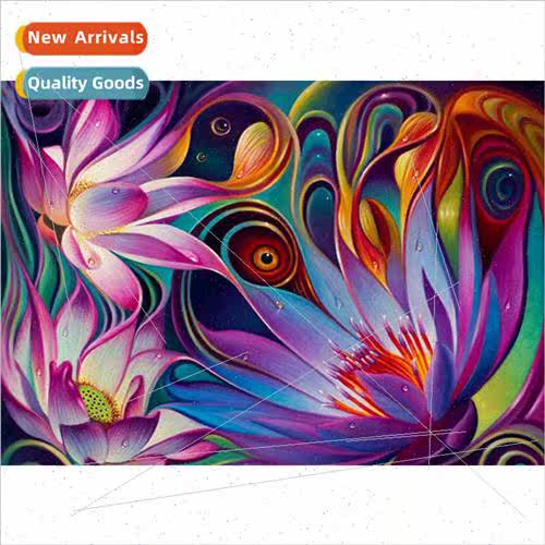 New living room handmade paste diamond full diamond plant de
