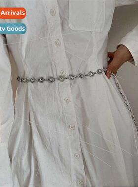 2024ins wind nd senior sense metal chain belt female waist d