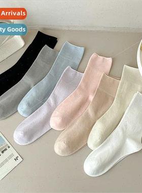 Boneless socks women mid-calf socks autumn winter ladies sol