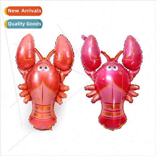Ocean theme party decoration package layout crayfish aluminu