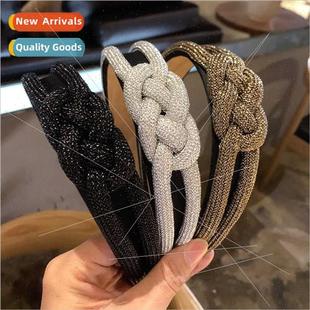 gold accessories rope twist band Korea discernment hair