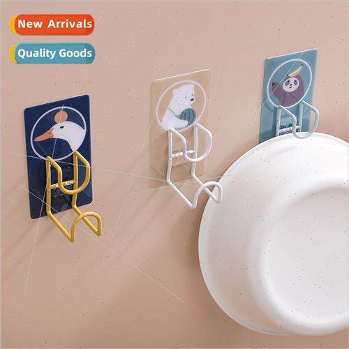Cartoon animal washbasin rack bathroom no punch washbasin me