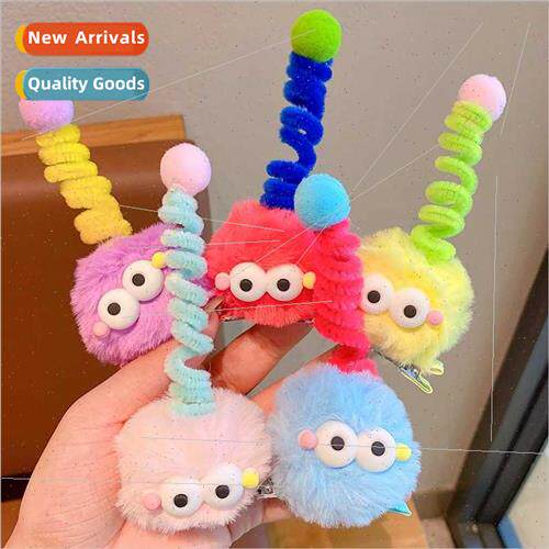 Cartoon quirky hair card children cute hair clips baby twist