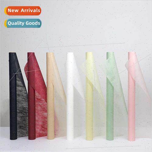 Rolls milk cotton waterproflower wrapping paper material flo