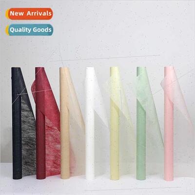 Rolls milk cotton waterproflower wrapping paper material flo