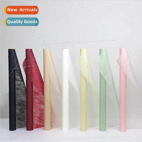 Rolls milk cotton waterproflower wrapping paper material flo