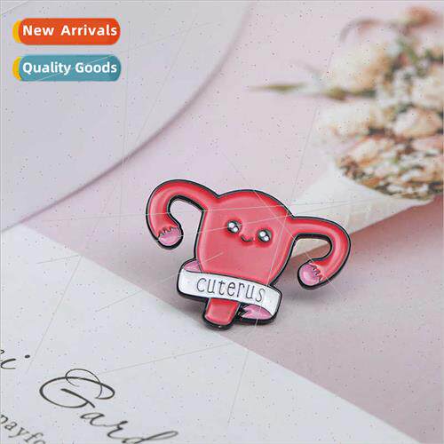2024 New Creative Personalized Oil Drop Womb Brooch Clothing