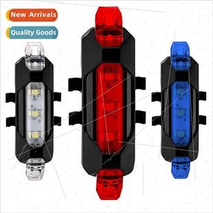 Bicycle lights USB rechargeable LED warning light night ridi