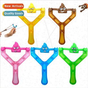 Creative poop slingshot poop launcher new strange vent tpr w