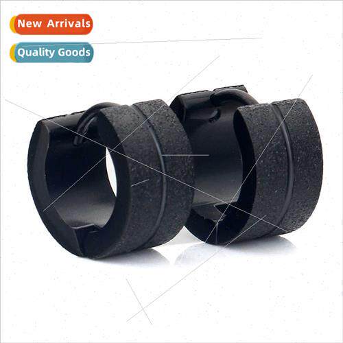 Korea ins tide men 304 tanium steel black double row simple