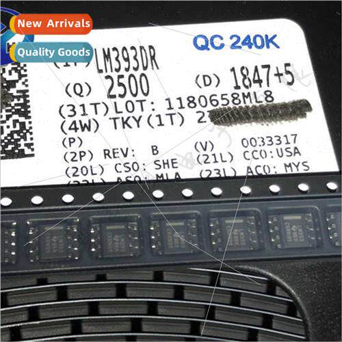 SMD LM393DR LM393 SOIC-8 Chip Dual Voltage Comparator Genuin
