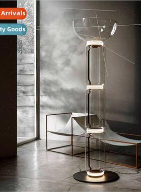 Italian designer glass model house modern art living room ho