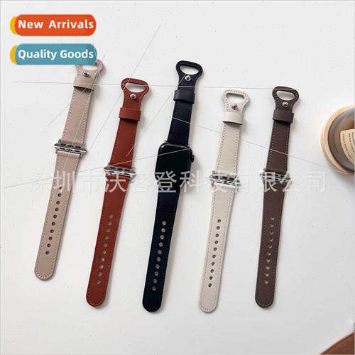 适用Apple Watch Apple Thick Pacifier Type Leather B8/7/SE/6/