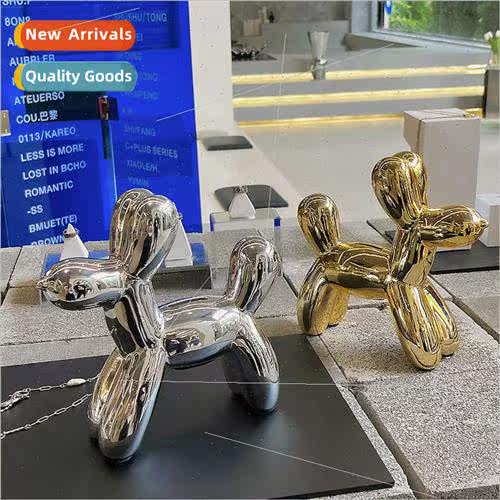 Creative Scandinavian gold-plated ceramic piggy bank balloon