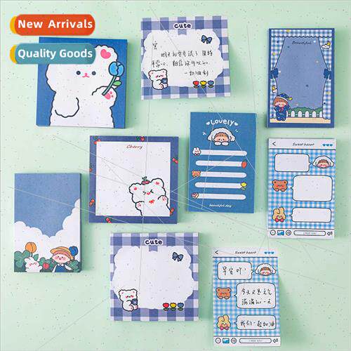 Sticky notes creative cute bear note book student message no