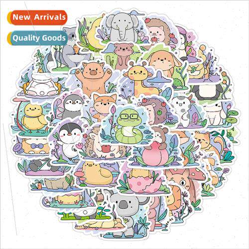 60 animal 适用est cartoon stickers decorative luggage organi