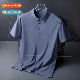 POLO end thin business shirt marking silk ice high Summer