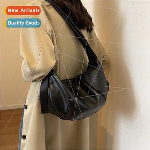 Bag female new Korean popular dumpling bag crossbody bag fas