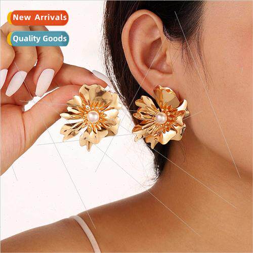 Personalized fashion retro metal wind high-level sense doubl