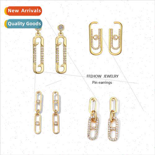 mple pin chain earrings 2022 new nd delicate cold wind earri