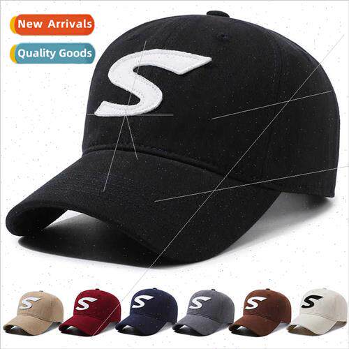 Baseball hat ins new sun hat tide simple letters soft top me