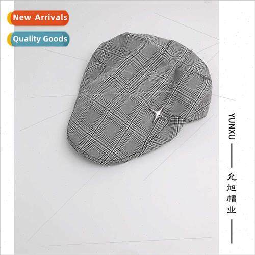 Japanese retro beret female four seasons hundred ward cap Y2