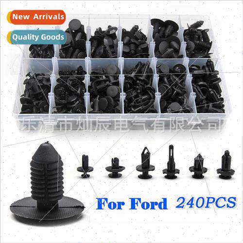 240PCS Auto Universal Snap Clip Box Set Bumper Body Snap NEW
