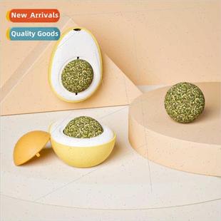 poached ball fun lick egg new toys cat peppermint New