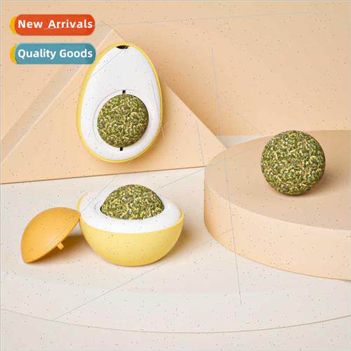 New peppermint ball cat toys new poached egg cat lick fun fl