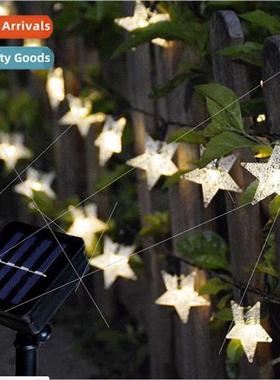30pcs star modeling solar lights string outdoor waterproChri