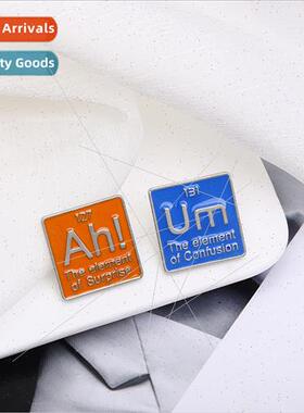 Hundred Periodic Table Oil Drop Brooch che Clothing Accessor
