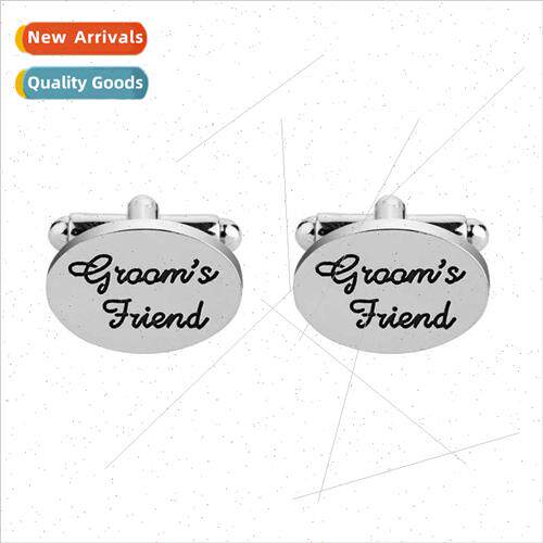 Europe Uned States fashion wedding French engraved cufflinks