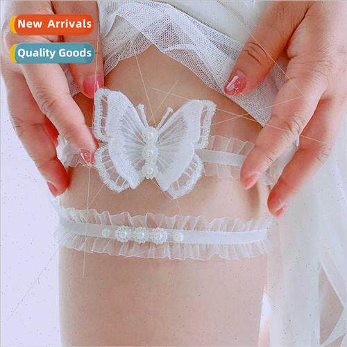 Europe Bridal Garter Embroidered Butterfly Garter Sexy Lace