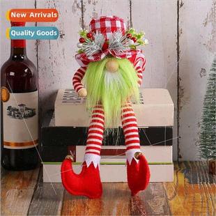 Doll 2023 Whe Long Plaid Red Legs Beard Christmas Green