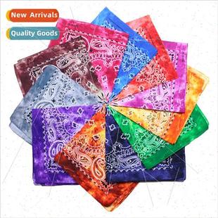 cashew Uned small amoeba flower dye tie States Europe New