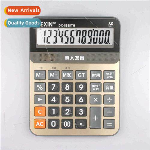 12-dig Business Large Voice Money Calculator Desktop Financi