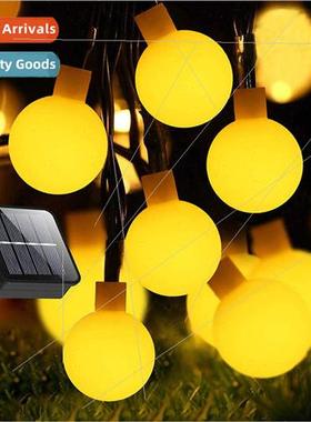 LED solar small whe ball light string Christmas color lights