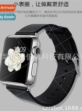适用Apple SE/1/2/3/4/5/6 generation watch bleather strap iwa
