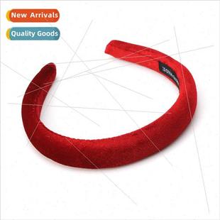 festive velvet elegant New bands burgundy hair fashion Year